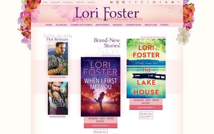 Screenshot of lorifoster.com