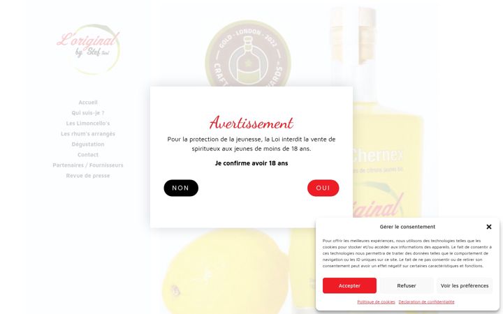 Screenshot of loriginal.ch