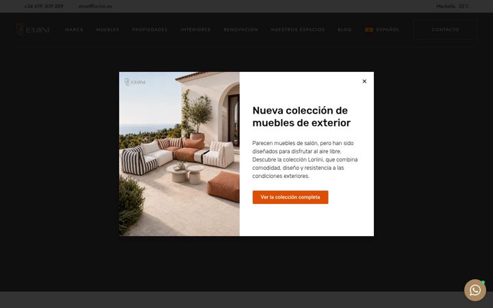 Screenshot of loriini.es