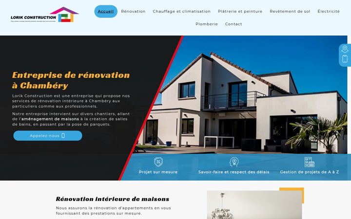 Screenshot of lorik-construction.fr