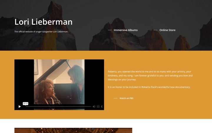 Screenshot of lorilieberman.com