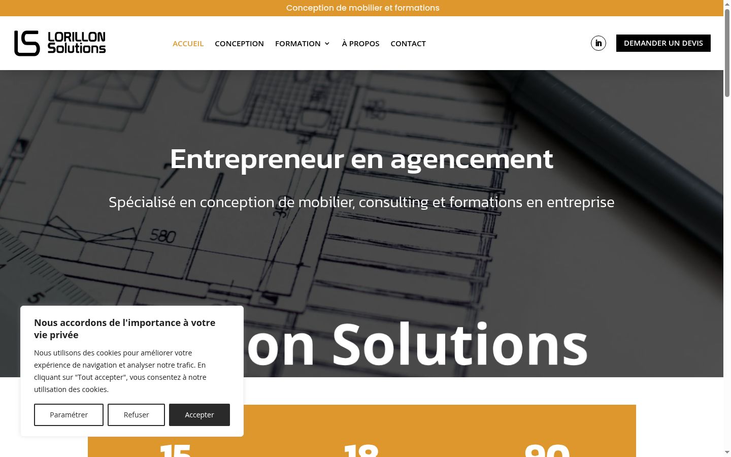Screenshot tal-banner tal-kunsens muri qabel kwalunkwe interazzjoni