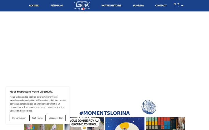 Screenshot of lorina.com