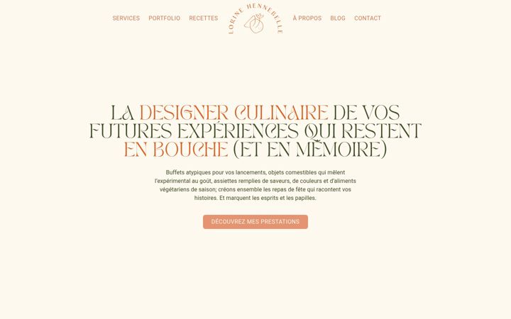 Screenshot of lorinehennebelle.fr