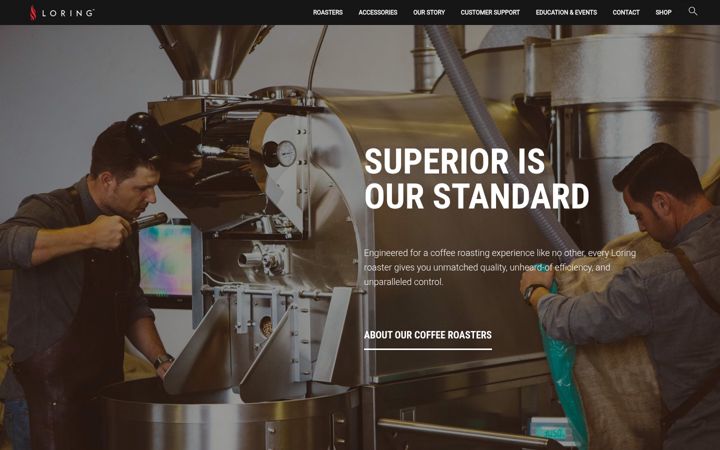 Screenshot of loring.com