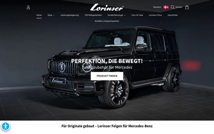 Screenshot of lorinser.com