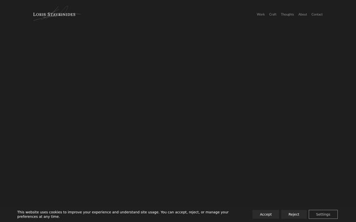 Screenshot of loris-stavrinides.com