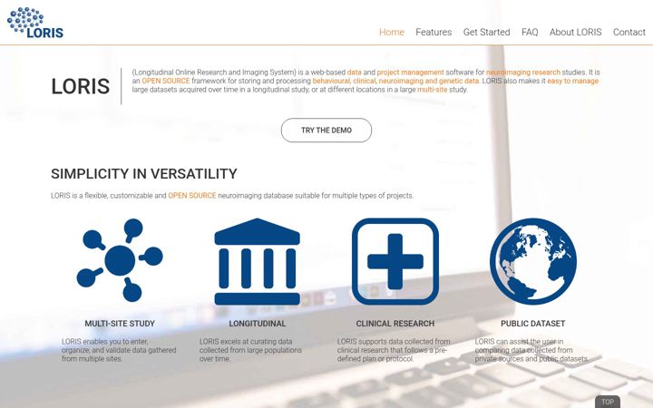 Screenshot of loris.ca
