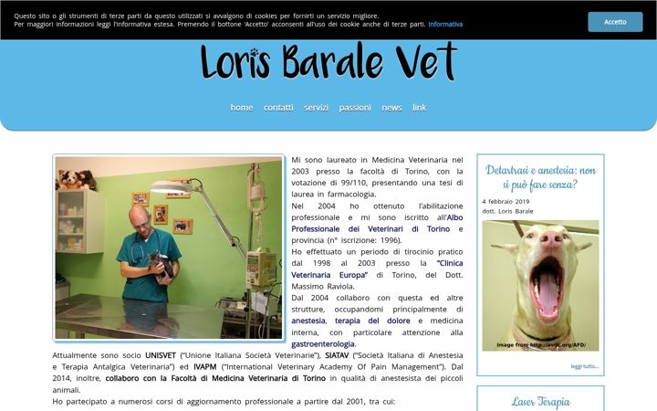Screenshot of lorisbaralevet.it