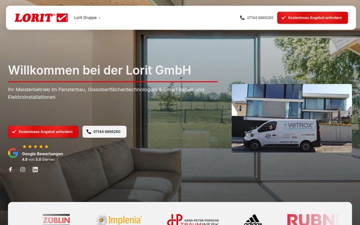 Screenshot of lorit.de