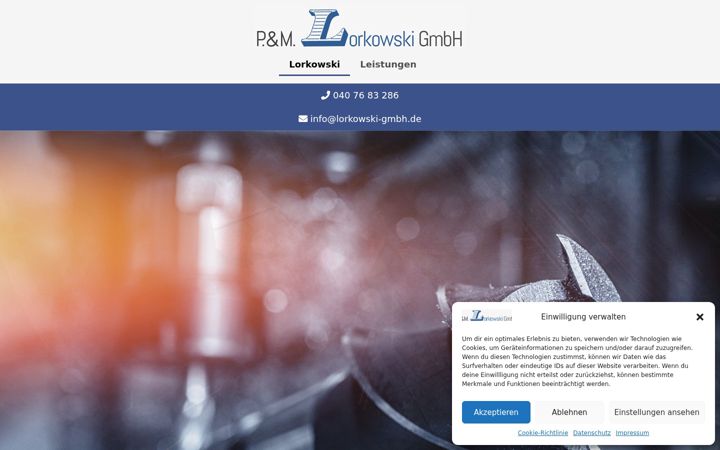 Screenshot of lorkowski-gmbh.de