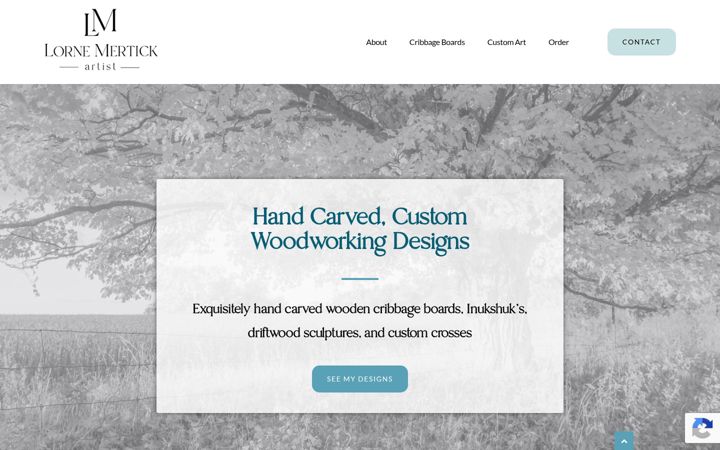 Screenshot of lornemertick.com
