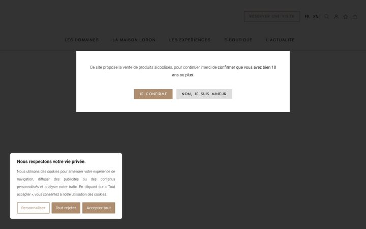 Screenshot of loron.fr