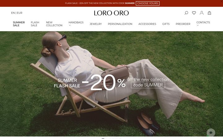 Screenshot of lorooro.com