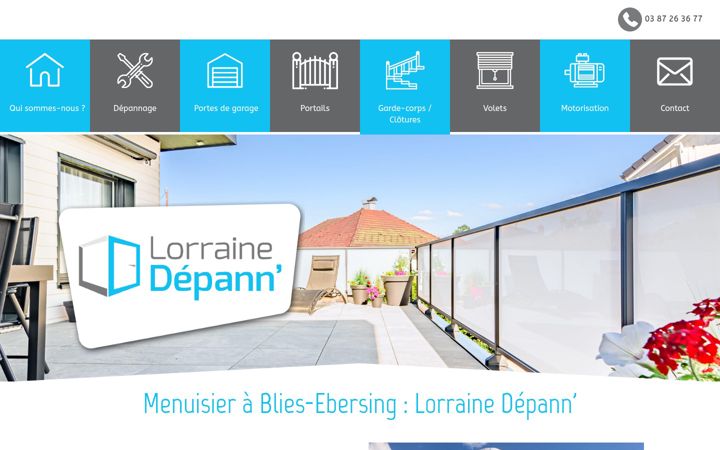 Screenshot of lorraine-depann.fr