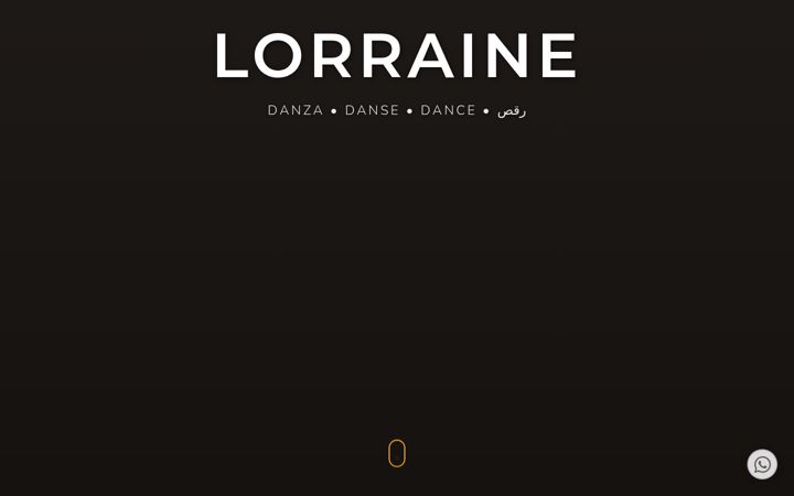 Screenshot of lorrainedanza.com