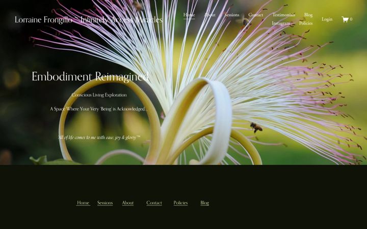 Screenshot of lorrainefrongillo.com