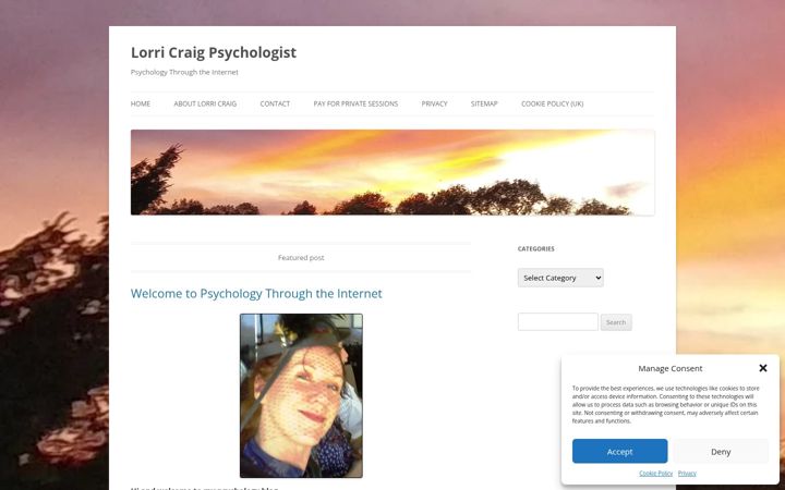 Screenshot of lorricraig.com