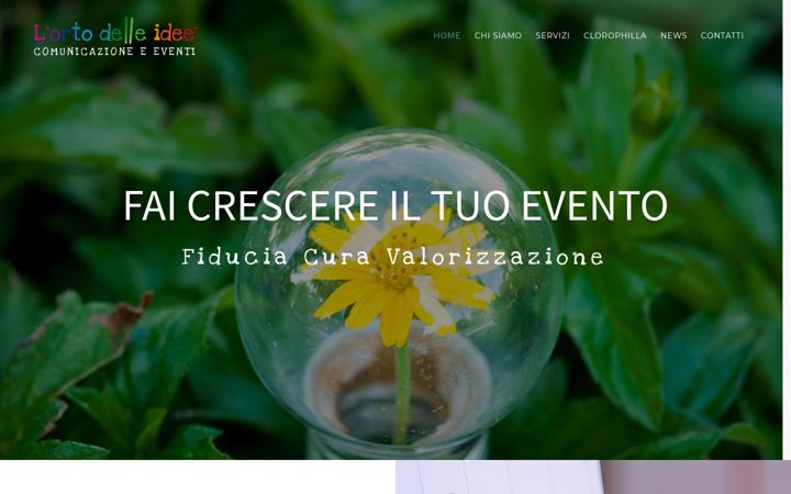 Screenshot of lortodelleidee.com