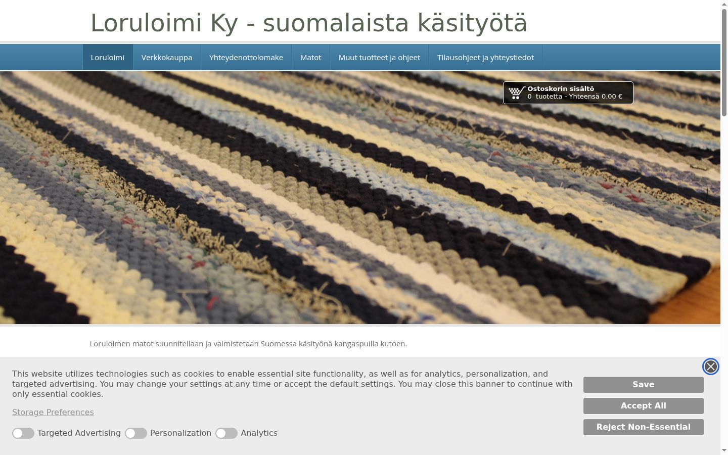 Snímek obrazovky baneru souhlasu zobrazeného před jakoukoli interakcí