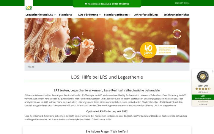 Screenshot of los.de