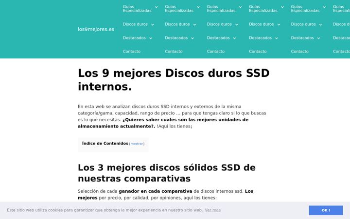 Screenshot of los9mejores.es
