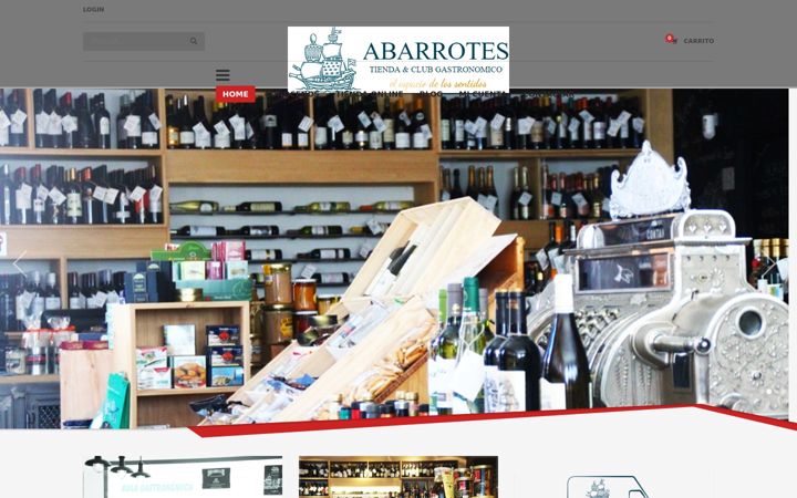 Screenshot of losabarrotes.com