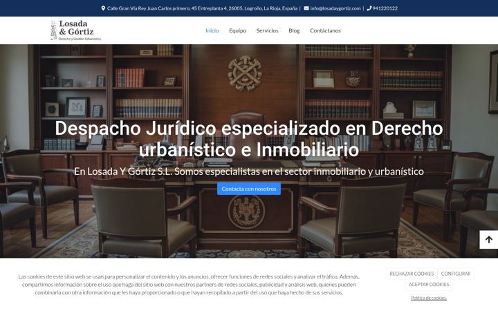 Screenshot of losadaygortiz.es