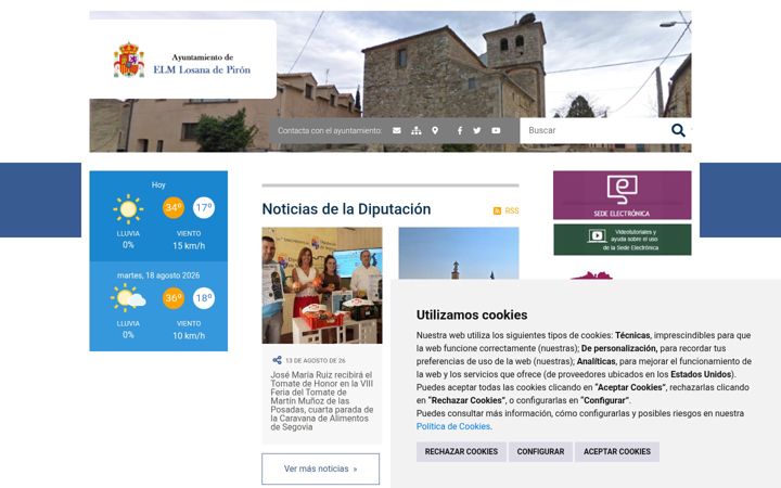 Screenshot of losanadepiron.es