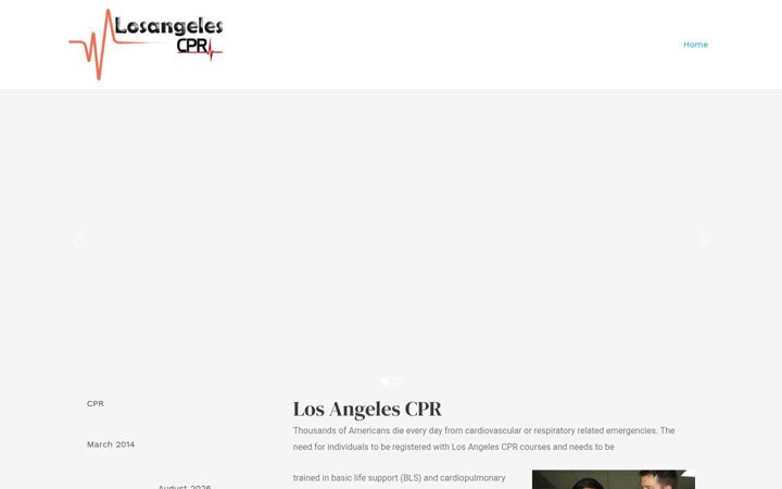 Screenshot of losangeles-cpr.com