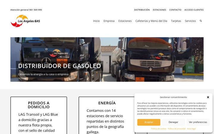 Screenshot of losangelesgas.es