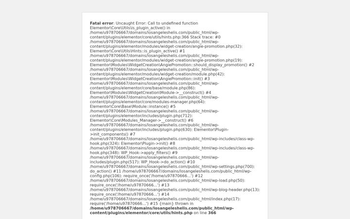 Screenshot of losangeleshelis.com