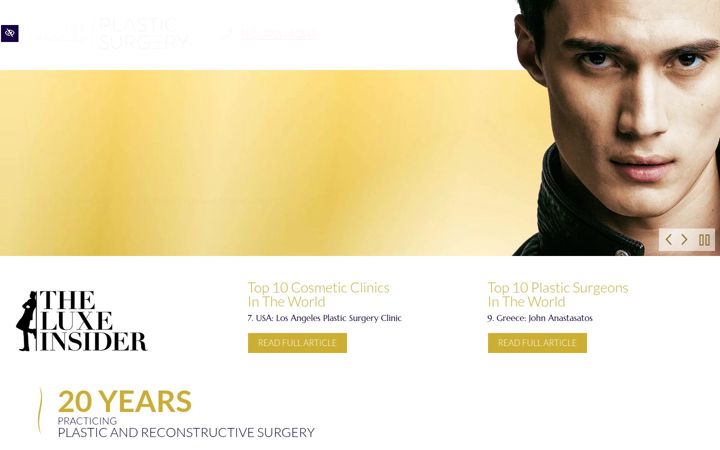 Screenshot of losangelesplasticsurgery.com