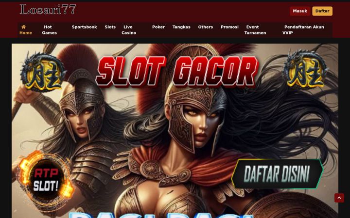 Screenshot of losari77.net