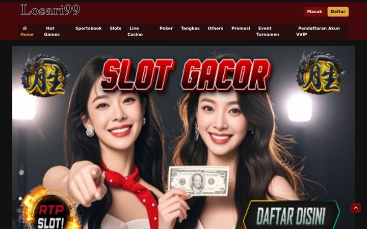Screenshot of losari99.com