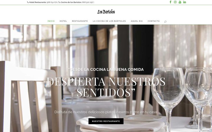 Screenshot of losbartolos.com