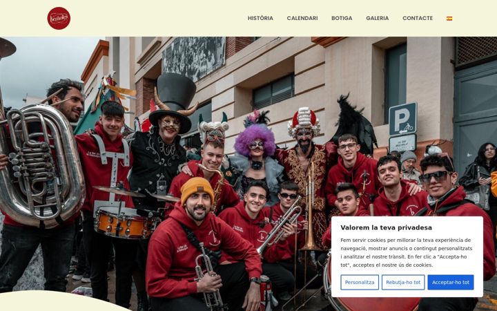 Screenshot of losbemoles.com