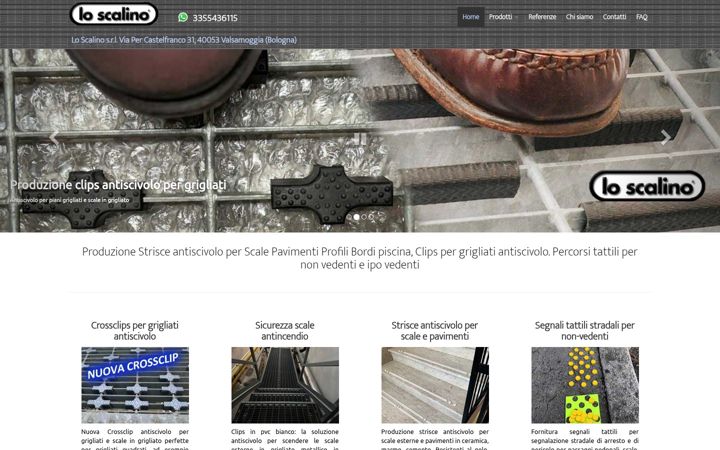 Screenshot of loscalino.com