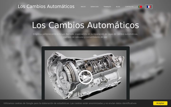 Screenshot of loscambiosautomaticos.com