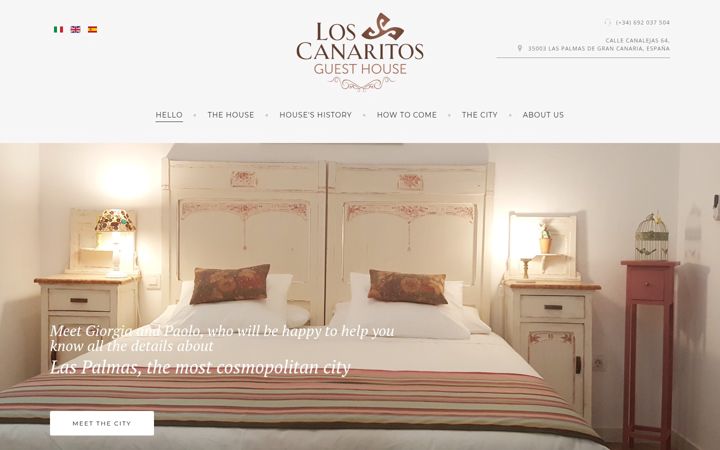 Screenshot of loscanaritos.com