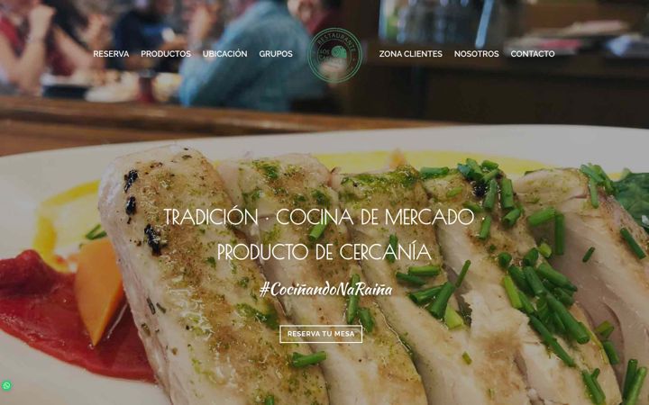 Screenshot of loscaracolesrestaurante.com