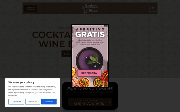 Screenshot of losceiccobianco.it