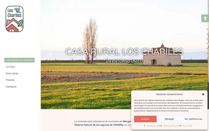Screenshot of loschariles.es