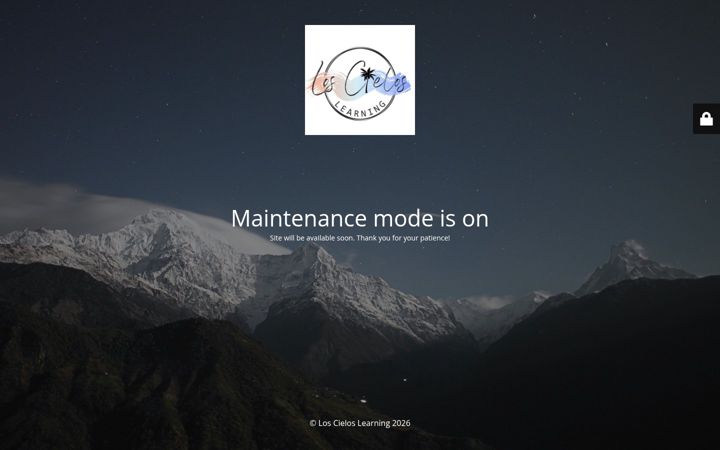 Screenshot of loscieloslearning.com