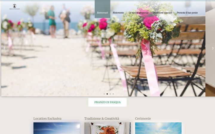 Screenshot of loscoglioristorante.it