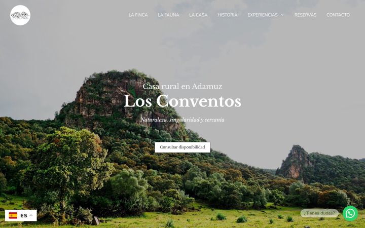 Screenshot of losconventos.com