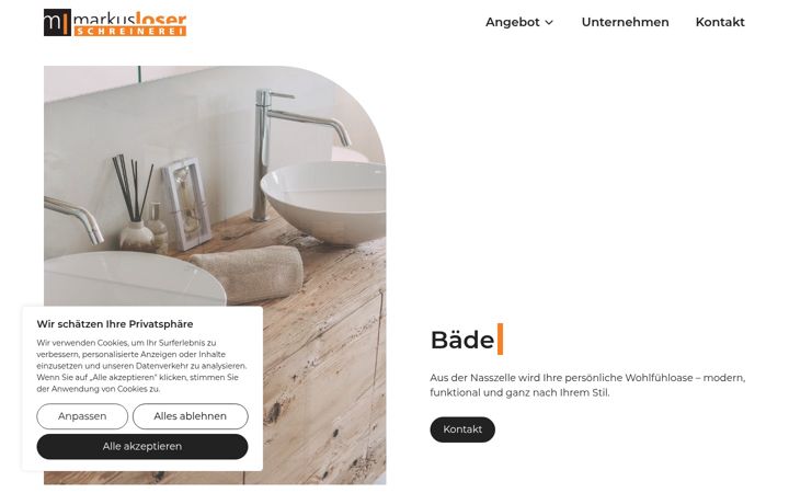 Screenshot of loser-schreinerei.ch
