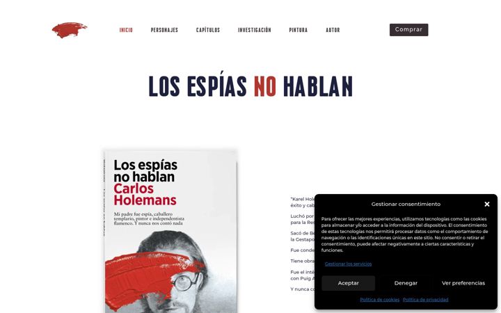 Screenshot of losespiasnohablan.com