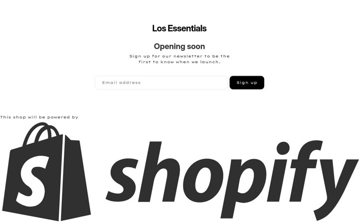 Screenshot of losessentials.com