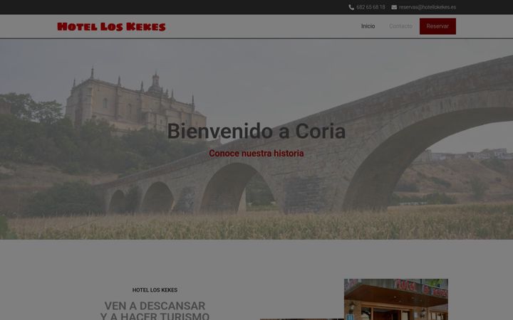 Screenshot of loskekeshotel.es